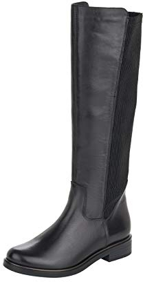 Remonte D8371, Stivali ad Altezza Ginocchio Donna, Nero 01, 37 EU