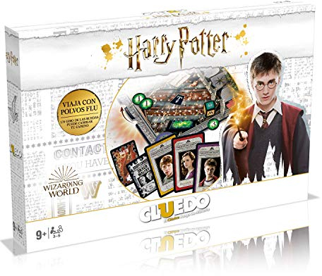 Winning Moves Cluedo Harry Potter - Misterios En Hogwarts Para 2-6 Jugadores, juegos de mesa niños 9 años y para fans de Harry Potter, juegos de mesa cluedo juego de mesa