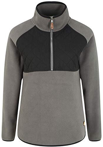 OXMO Malita Damen Fleecejacke, 2XL, Pewter (185203)