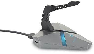 SureFire Axis Gaming Hub - Maus Bungee RGB mit 3x USB 3.2 Gen 1 Anschl├╝ssen, Mauskabelhalter, microSD-Steckplatz f├╝r PC & Notebook