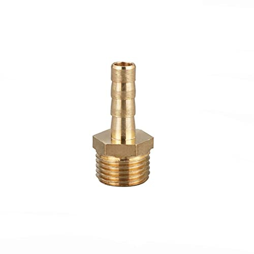 BSP Messing Stecker Fitting 6mm-25mm Schlauchanschluss Schlauch Barb Schwanz Männlich Außengewinde Adapter (1/4*6mm)