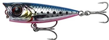 Savage Gear Salt Minnow Popper 4,3cm 4g - Oberflächenköder, Farbe:Pink Belly Sardine PHP