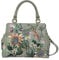 Anuschka Handbemalte Satchel Tasche mit mehreren Fächern aus echtem Leder - Floral Passion