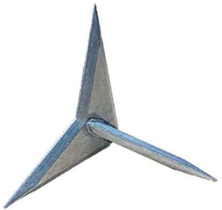 JINTEXIN Chiodi per Pneumatici triangolari Professionali, parcheggio antifurto/antidisturbo, Chiodi triangolari, Chiodi per Freni di Emergenza, 2,5 cm/3 cm/3,5 cm/4,5 cm, 15 Pezzi-2 cm