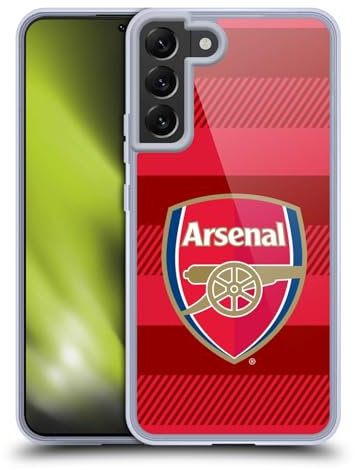 Head Case Designs Offizielle Arsenal FC Training Rot Wappen 2 Soft Gel Handyhülle Hülle kompatibel mit Samsung Galaxy S22+ 5G