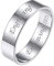 Silvora Individueller Fingerring mit Name Gravur für Damen Herren S925 Silber Simpel Schmaler Bandring in 5mm breit Schlichter Glänzender Siegelring für Partnerring Paarring Ringgröße 64（20.5）