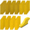 SIQUK 50 Stück Schleifpapier mit Schleifklotz Set, Schleifblätter Körnung 40/60/80/120/180/220/320/400/600/800 Sandpepier Blatt Schleifpapier für Schleifen und Polieren