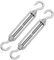 OULVLIFE M6 Spannschloss 304 Edelstahl, verstellbarer Drahtseilspanner, strapazierfähige Haken, 2 Stück für Installationszelt, Hausaufhängung, Gartenkabel usw.