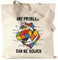 Hey!Print Any Problem Can Be Solved Jutebeutel Stoffbeutel Canvas Rubik Cube Magic Würfel Retro Rubi Vintage Nerd Zauberwürfel