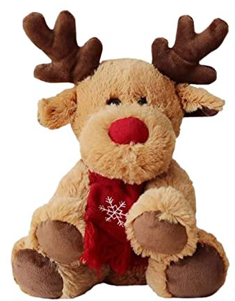 Weihnachten Dekoration Stofftiere Weihnachtsfigur Elch Spielzeug Lustiges Geschenk Weihnachtsmann Elch Plüschtiere Plüschpuppe Weiche Kuscheltier Spielzeug Home Desktop Deko Kinder