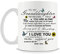 Crunchy Carrots to My Granddaughter Emotional Message Never Feel That You are Alone...I Love You from Grandad, Grandma, Nanny, Nanna 11 oz White Mug