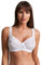 ShopMCR Ladies Full Cup Lace Underwired Bra Soft Cup Full Coverage Non-Padded Push up Women’s Bra (White, 40C)