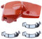 Gubeter Kit de Boucle de Capot de Moteur de Cylindre supérieur W, pour pièces de tronçonneuse Husqvarna 445 445E 450 450E, 544079501, 503894701