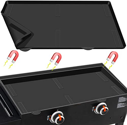 71,1 cm Blackstone Grillmatte Silikon, magnetische Schutzhülle für Blackstone Matten Grillplatte Top Covers Protector Outdoor - Schwarz