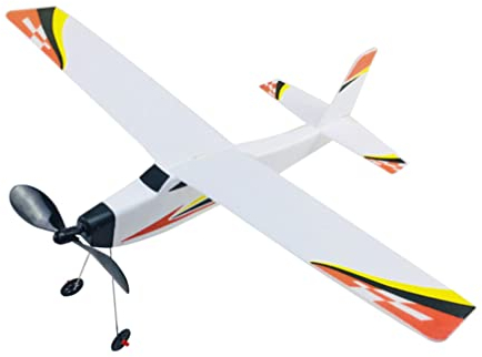 Alipis Rubber Band Airplanes Glider Planes Foam Aircraft Airplane Model Outdoor Flying Airplane Toys for Garden Yard Lawn Playthings - Random Style