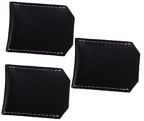 Beavorty 3stücke Reise Rasierer Schutzetui Aus Pu Elastisch Für Rasierer Aufbewahrung Schützt Klingen Vor Kratzern Abnutzung Elegantes Design Für Herren