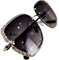 NOGRAX Sonnenbrille Mit Strasssteinen Damen Polarisierte Sonnenbrille Frauen Strass Und Räle Randlast Suns Square Gradient Brille-Grau
