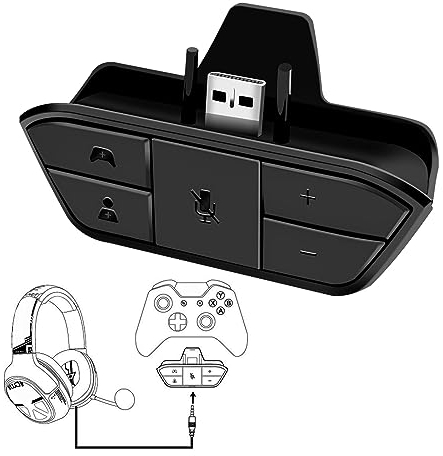 ARCELI Adaptador de Auriculares Xbox One, Estéreo y Audio para Xbox One/One S/Series S/X - Accesorios para Controlador