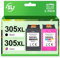 Prodoki 305 XL Cartouche d'encre Remplacement pour HP 305 XL Noir et Couleur Cartouche pour HP 305 305XL pour HP DeskJet 2720E 2720 2700E 2700 2710E 2710 2721E 2723E 4120E Envy 6000 6020 6020E 6032E