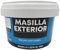 Tradineur - Masilla exterior, cubrir, tapar azulejos, enlucidos, perfumado, base acuosa, albañilería, fabricado en España (Extrablanco, 250 g)