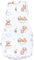 TupTam Baby Pucksack OEKO- TEX zertifizierte Materialien Swaddle Bag Wattiert Babyschlafsack 2.5 TOG unisex, Farbe: Wattiert 2.5 TOG/Bären auf Wolken Weiß Beige, Größe: 3-6 Monate