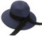 BABAHU Sombreros de sol para mujer, protección UV, sombrero de ala ancha grande para mujer, sombrero de sol plegable para mujer, sombreros de paja, 01-azul marino, Talla única