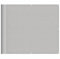 vidaXL Balkon Sichtschutz, Balkonbespannung mit Aluminium-Ösen, Balkonverkleidung Wasserfest, Balkonabdeckung Windschutz, Hellgrau 90x500cm 100% Polyester Oxford