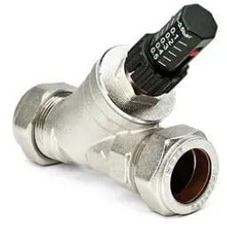 Automatic Bypass Valve Straight 22mm - Premium Pressure Control for Heating Systems - Arsione