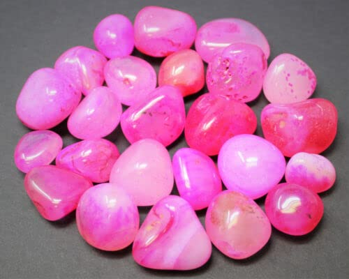 AUOQKQUT 1/2 LB Lot en Vrac Rose Tumble Stone Crystal Gemstone 8 oz décoration d'intérieur