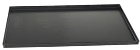 Teglia rettangolare in lamiera bluita 40x60 bordo dritto 2 cm.Stampo da forno utilizzabile anche come vassoio