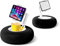 Debtrop Kindle Pillow Stand Holder with Snack Bowl for Reading in Bed, Cozy Tablet Phone iPad Pillow Stand for Lap Compatible with 4.7-13 Phone, Tablet, iPad, iPhone, Google, Kindle, Samsung(Black)