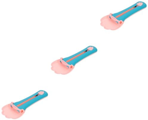 SUPVOX 3piezas Cucharón De Alimentación para Gatos Diseño y Portátil Exprimidor De Comida Líquida para Tiras De Comida De Gato De Usar y Limpiar