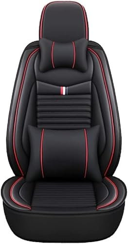 Salagt001 Autositzbezüge für BMW M2MMMMMMMMM, komplettes Set Sitzschoner, rutschfest, wasserdicht, langlebig, verstellbar, abnehmbar, mit Kopfstütze und Lendenkissen(Color:Black,Size:M2)