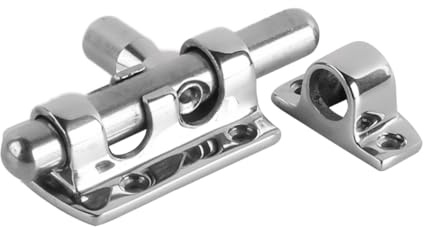 Tiardey Boat Door Lock Latch Barrel Bolt Lock Stainless Steel Marine Ship Door Bolt Window Lock Latch Sliding Barrel Bolt Closure for Boat and Ship Applications