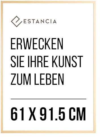 Estancia Bilderrahmen aus Eichen-Kiefernholz 61x91,5 cm mit Bruchsicherem Acrylglas | Moderner Holzbilderrahmen 61 x 91,5 cm