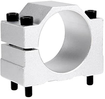 Qusedwey 1 StüCk Spindel CNC FräS Maschine Motor mit 4 Schrauben Spindel Klemme Halterung 65Mm