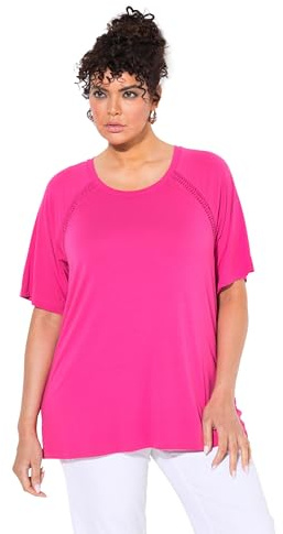 Ulla Popken Damen Shirt pink 54+