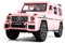 TGRCM-CZ 1/24 Mercedes Benz G63 AGM Modellauto, Zinklegierung Heckzug Auto, Ton und Licht Modellauto, passend für Sammler und Kinder über 3 Jahre alt als Geburtstagsgeschenke (pink)