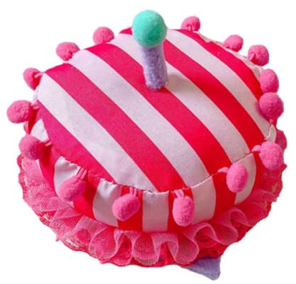 Milisten 1Stück Cartoon Design Verstellbare Kopfbedeckung Für Geburtstagsfeiern Süße Torte Hut Deko Für Jungen Und Weiches Und Angenehmes Material Mit Karomuster