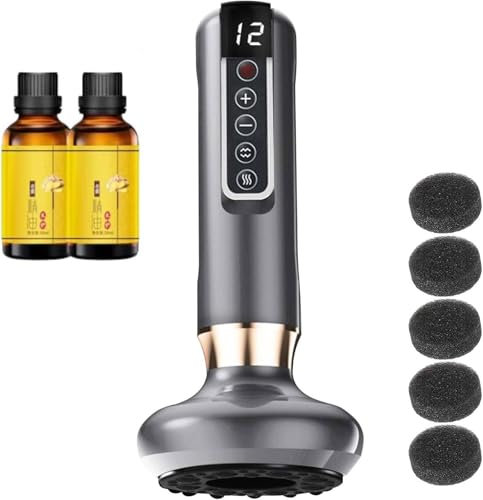 Masseur Anti Cellulite,2025 Nouveau ventouse Electrique Anti Cellulite,Anti Cellulite Puissant Appareil,Masseur De Cellulite,Appareil Anti Cellulite,Pour L'abdomen,Cuisses (Gris)