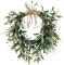 Hintyne Olive Wreaths for Front Door, 20 Inch Green Olive Branch Wreath with Bowknot, Portable Greenery Graland
