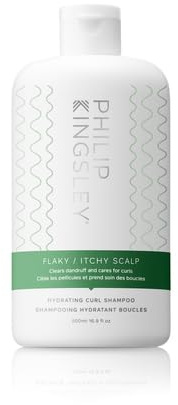 Philip Kingsley | Flaky/Itchy Scalp Hydrating Curl Shampoo | Anti-Dandruff Shampoo for Curly, Coily & Wavy Hair | Calms Itchy Scalp Without Drying Curls | Clears Flakes & Soothes Scalp | 500ml
