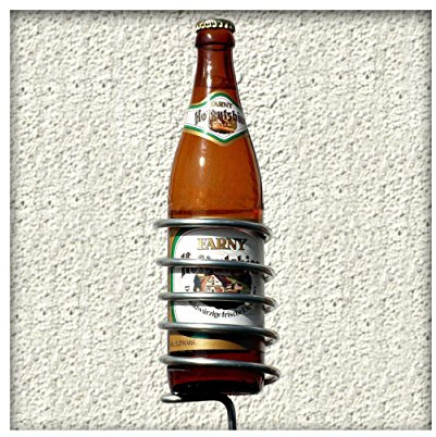 bellissa 6er Set Bierflaschen-Halter – innovativer Getränkehalter Ständer - Halterung für die Bier-Flasche