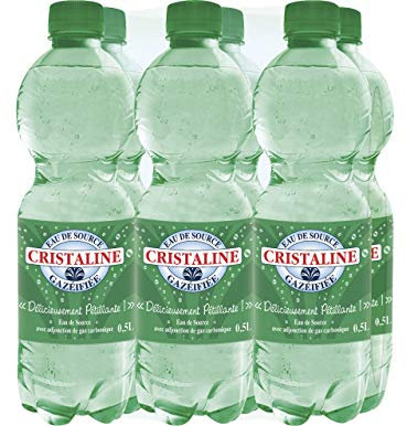Cristaline Eau De Source Gazeifiee - Le pack de 6x50cl