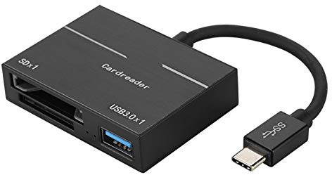 Tosuny XQD SD Kartenleser 500 MBit/s Hochgeschwindigkeitsadapter USB3.0 Kartenlesegerät kompatibel mit Windows/OS-Systeme