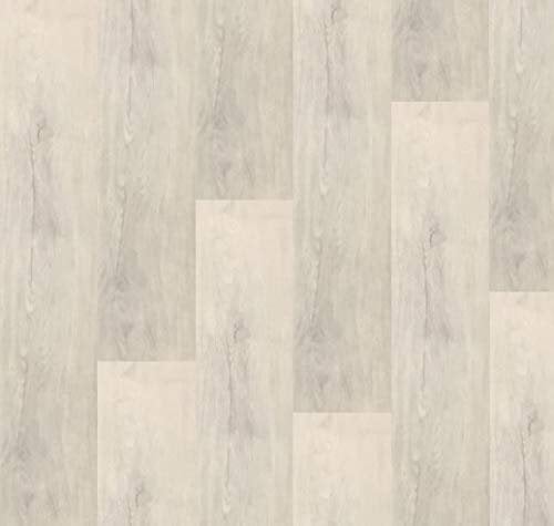 LVT Luxury Click Vinyl Flooring 100% Waterproof Bathroom Flooring 1.74M² Pack (Light Grey Oak)