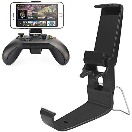 VOGSIG Xbox Handy Halterung, Xbox One Controller Phone Mount Clip, Klappbarer Handyhalter für Einen Gamecontroller für Xbox One/S/X/Steelseries Nimbus/Stratus XL/Steam Controllers