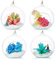 Portacandele da Appendere 4 Pezzi Grande Apertura Vetro Appendere 4.72 Inches in Vetro Globi Terrario Porta Candele per La Casa Festa Matrimonio Giardino Design Fai da te