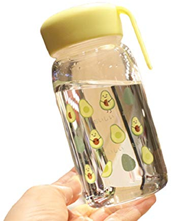 Trinkflasche Glas Trinkflasche Glas Bruchsicher Dgree Trinkflasche Fitness Trinkflasche Trinkflasche Sport Trinkflasche 1l Wasserflasche 1l Sporttrinkflasche Sportflasche yellow2,500ml