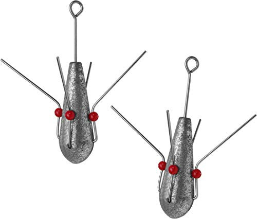 Storfisk fishing & more Brandungsgewichte mit Krallen zum Angeln in der Brandung, Gewichte:150 Gramm